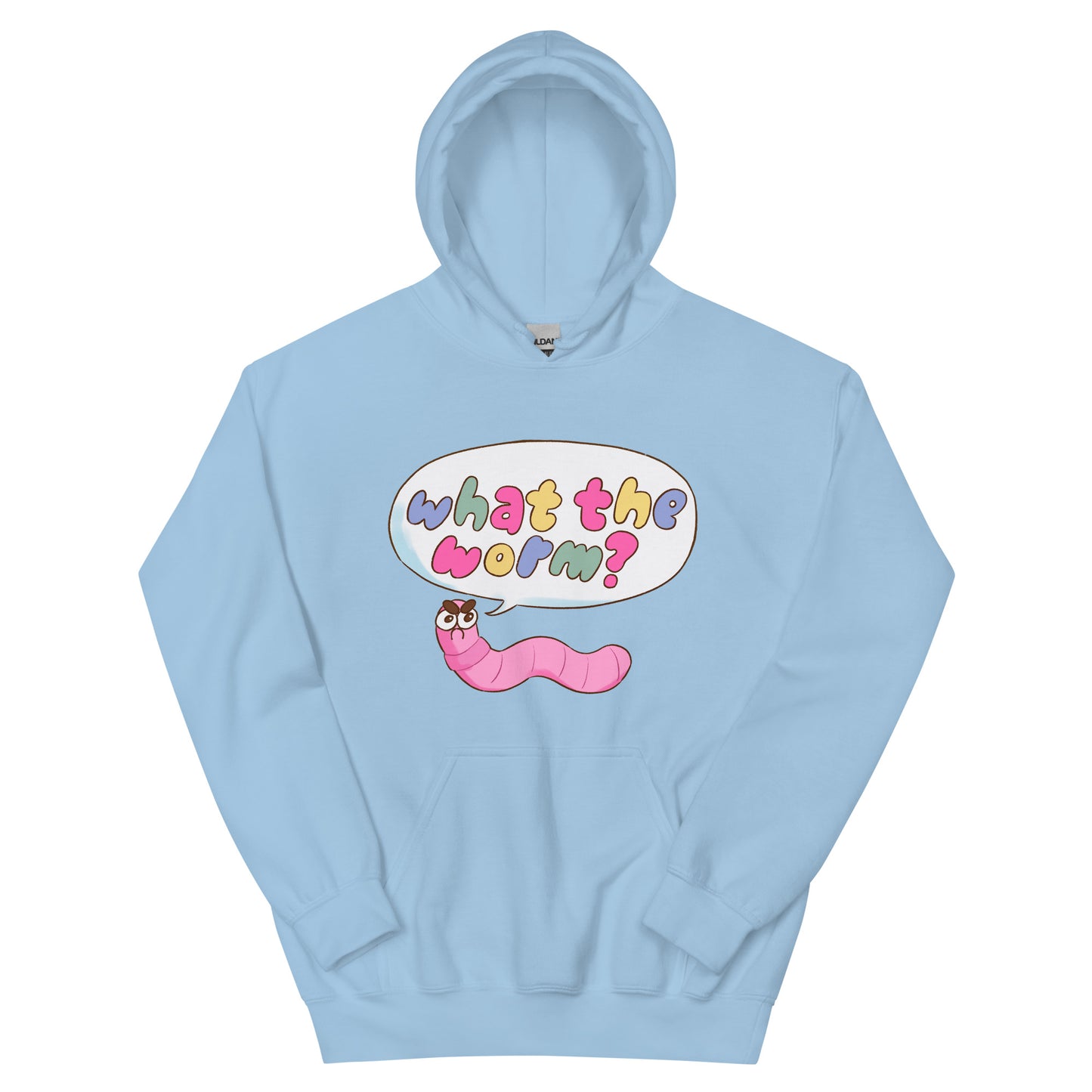 "What the worm?" hoodie