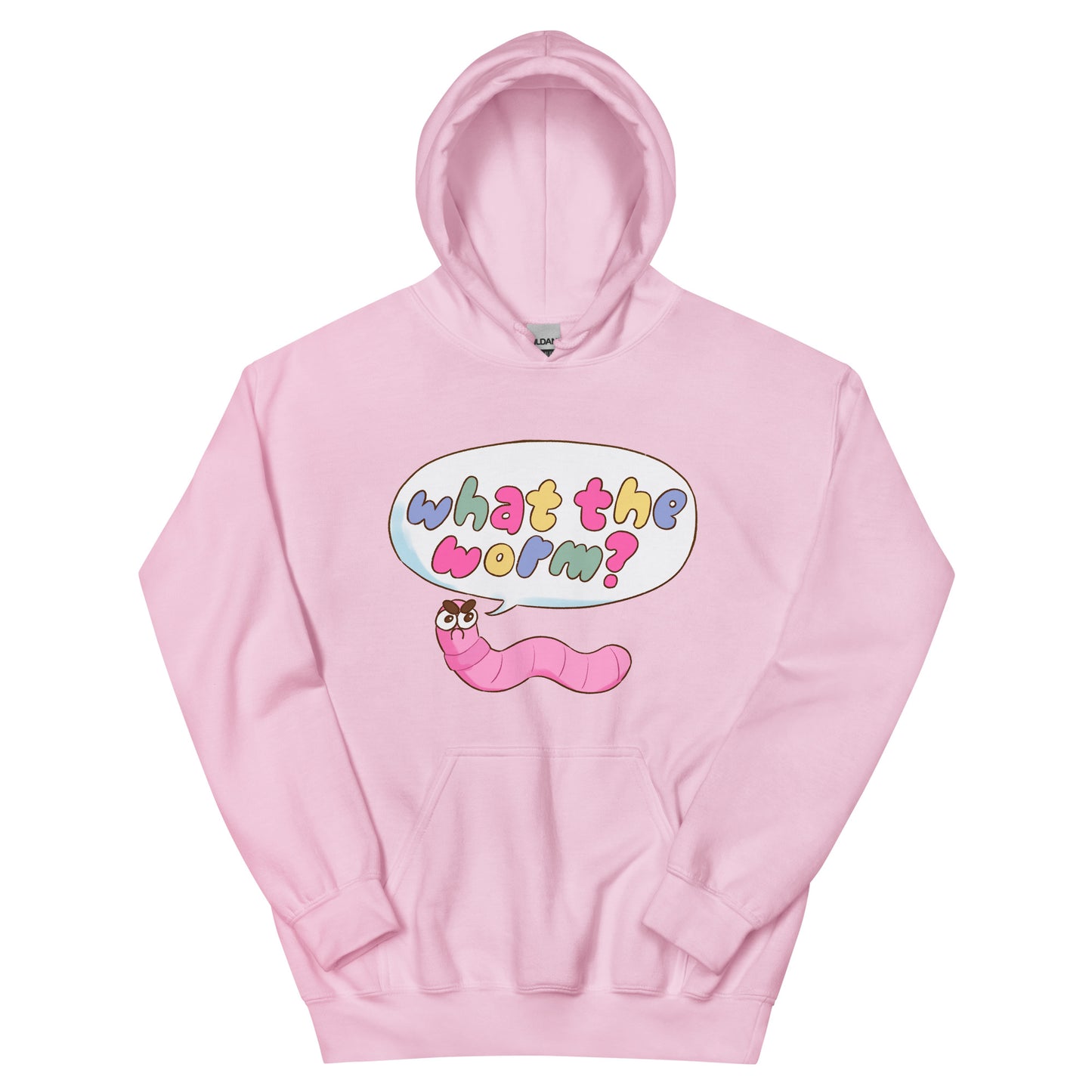 "What the worm?" hoodie