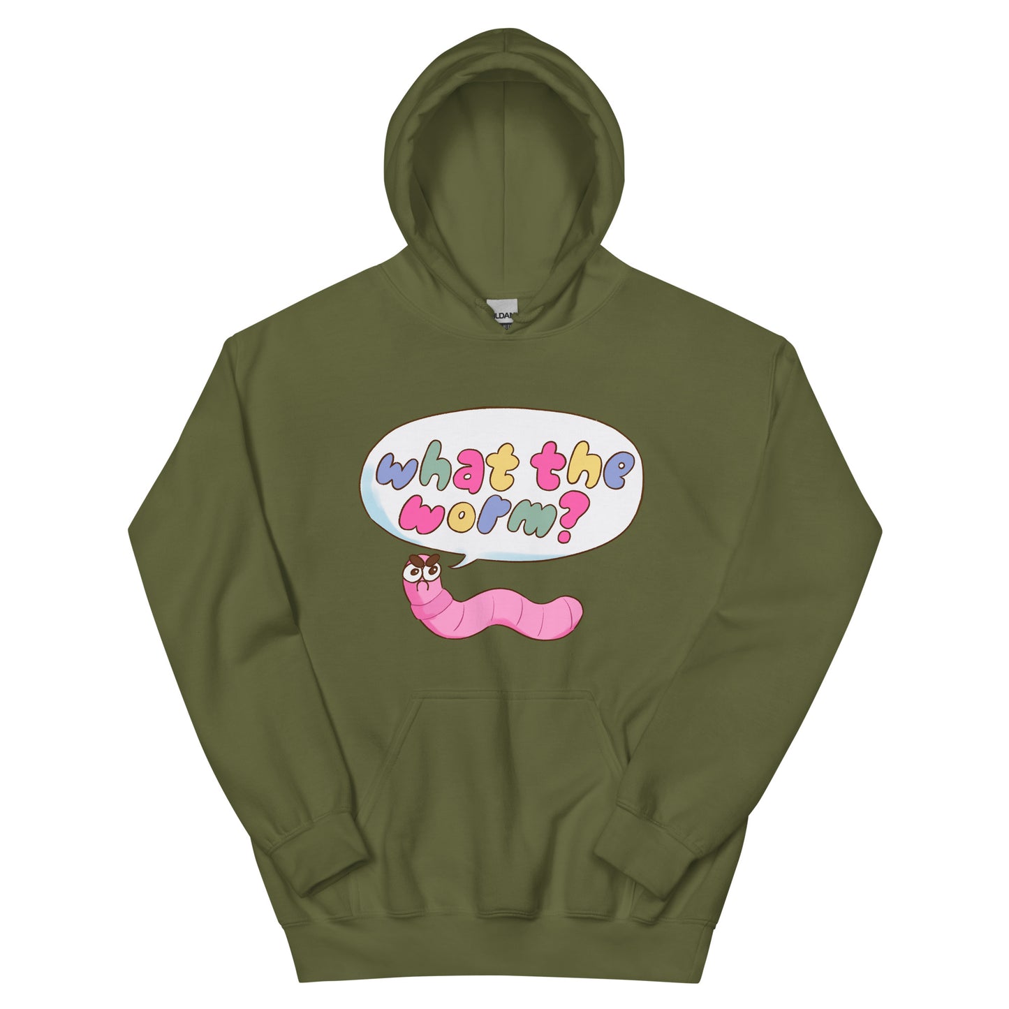 "What the worm?" hoodie