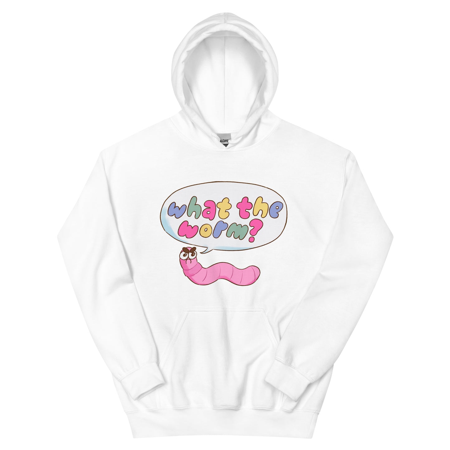 "What the worm?" hoodie