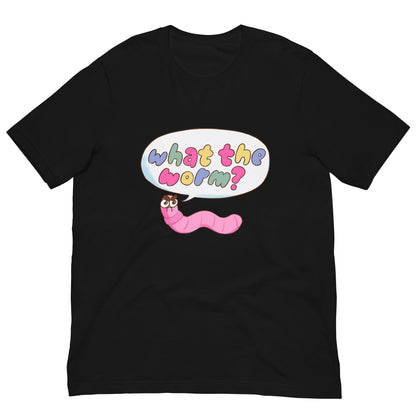 "what the worm?" unisex tee