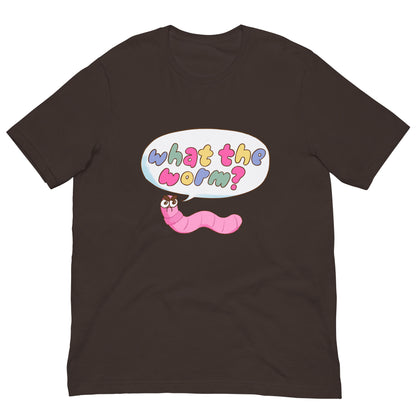 "what the worm?" unisex tee