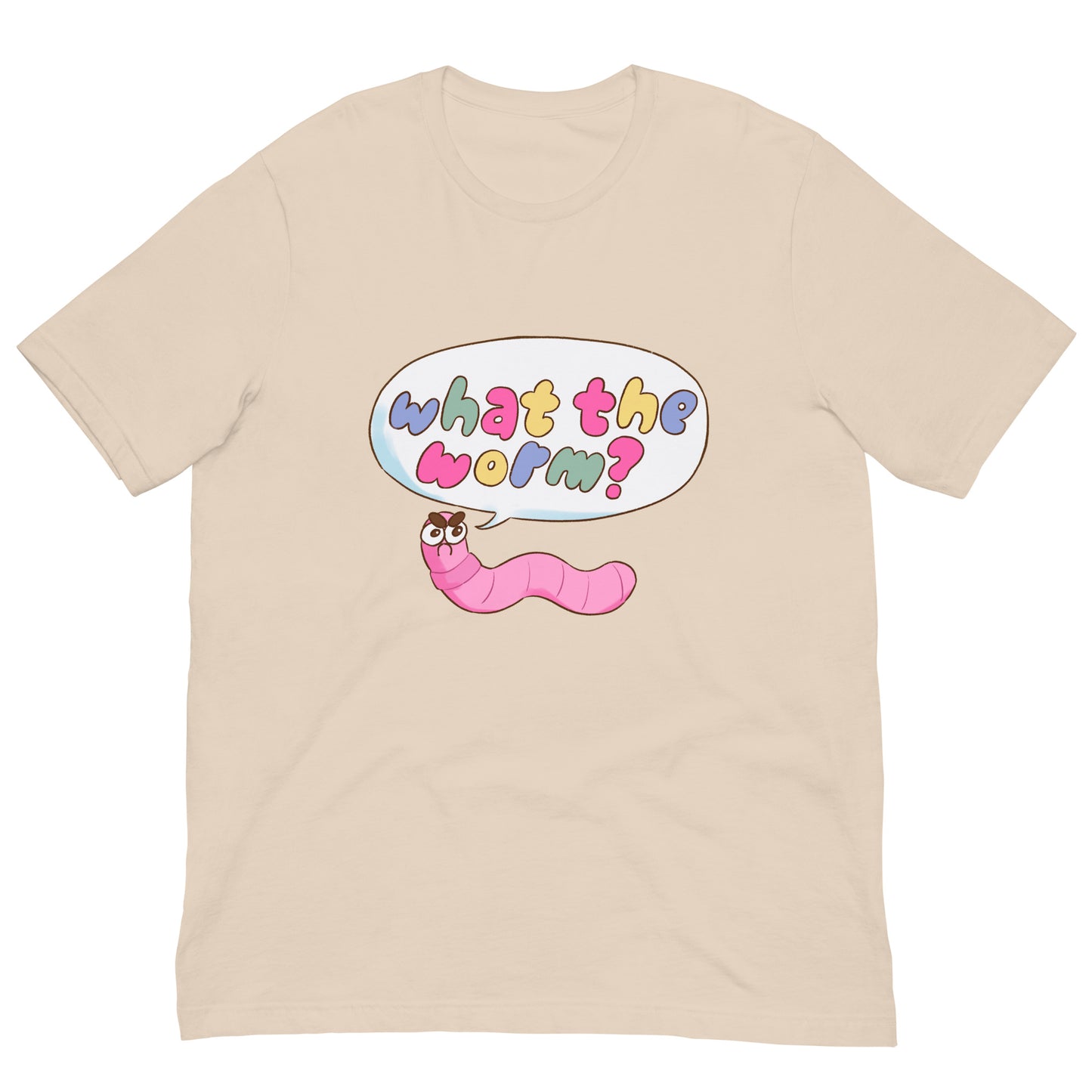 "what the worm?" unisex tee