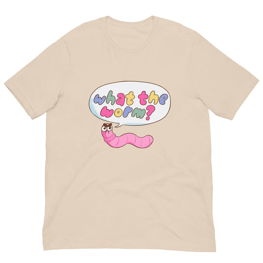 "what the worm?" unisex tee